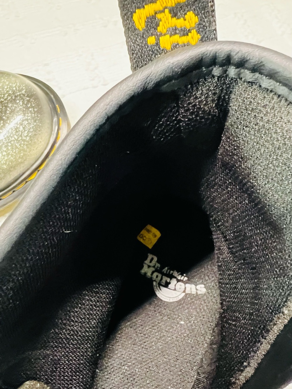 Dr. Martens Black Ombré Glittery Air Wait Boots - Picture 10 of 10